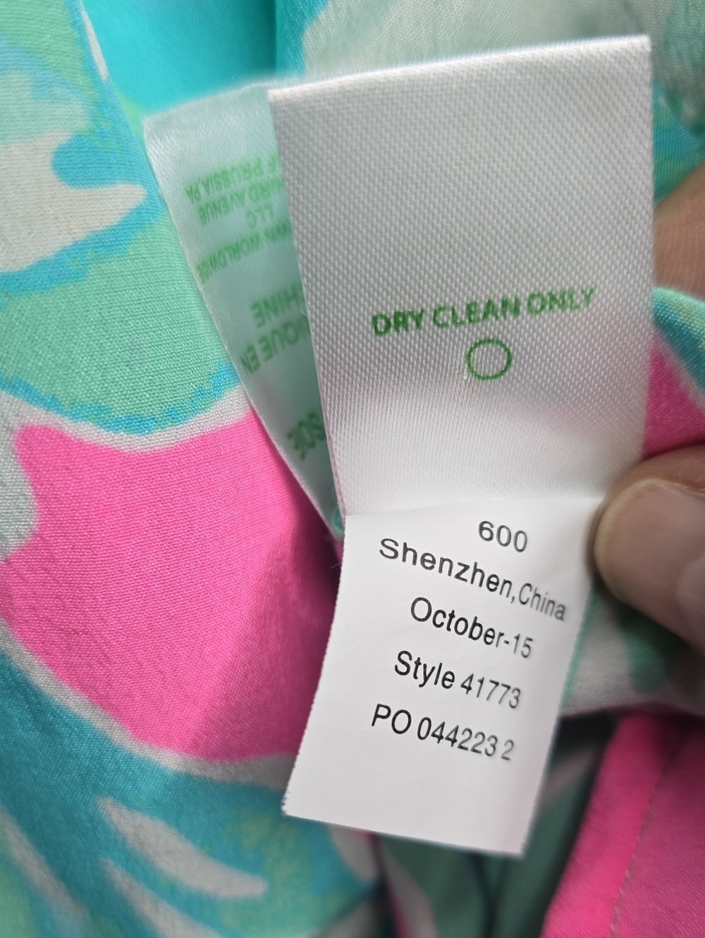 Lilly Pulitzer Elsa Silk Alessia Pink Sands - Picture 10 of 10
